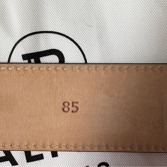 Balmain Noir Belt with Silver Accents - Picture 6 of 7